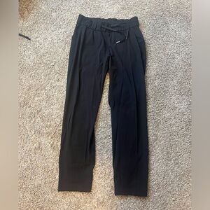 Black lululemon straight leg pants